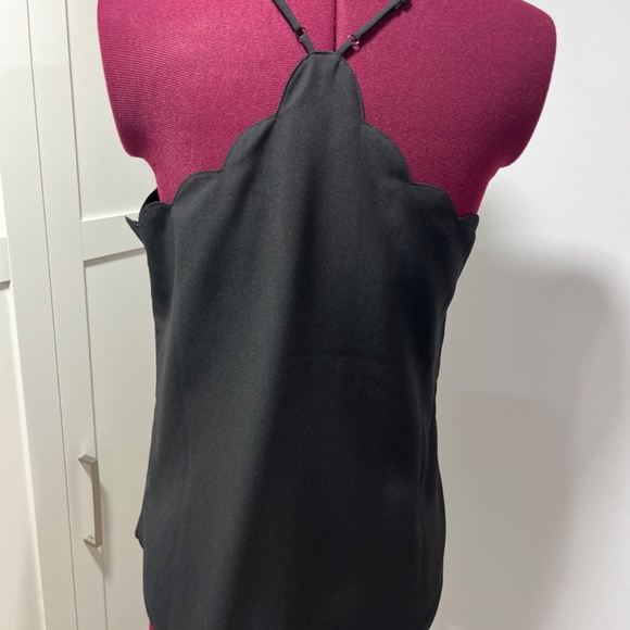 2 J. crew scalloped tank tops - Picture 2 of 7